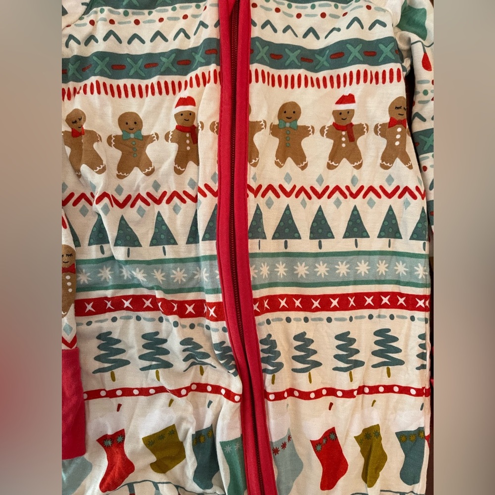 Little Sleepies Fair Isle Christmas Zippy